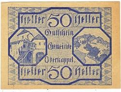 Austrian emergency money 50 heller 1920