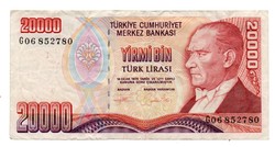 20.000   Líra  1970      Törökország