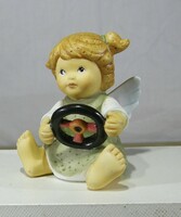 Goebel angel with steering wheel - rare goebel figure