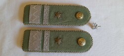 Military shoulder pad rank 2 in one