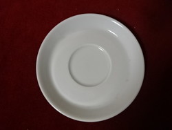 Lilien porcelain Austria, white tea cup coaster, diameter 14.5 cm. Jokai.