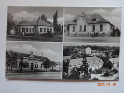 Régi postatiszta képeslap: Érsekvadkert, részletek (1960)