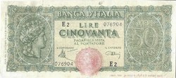 50 lira lire 1944 Olaszország