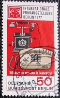 Bb549p / Germany - Berlin 1977 radio exhibition stamp sealed