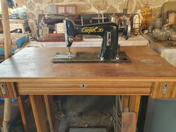 Wooden frame sewing machine