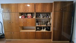 Wardrobe, chest of drawers and table