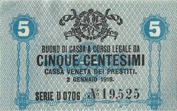 5 Centesimi 1918 Italy Venice 4.