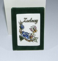 Zsolnay mini book - in English - limited edition of 1000