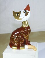 Goebel cat rosina wachtmeister angelo porcelain figure