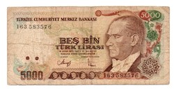 5.000   Líra  1970      Törökország