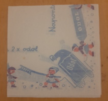 Retro Odol fogkrém ( Naponta 2x) felirat, logó szalvéta