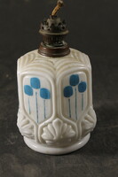 Antique Art Nouveau kerosene nursing lamp 461