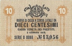 10 Centesimi 1918 Italy Venice 1.
