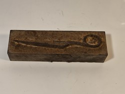 Antique iron scissors template, mold