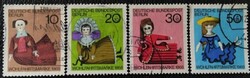 Bb322-5p / germany - berlin 1968 welfare : dummies stamp set stamped