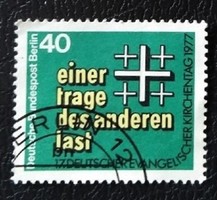 Bb548p / Germany - Berlin 1977 Lutheran Synod stamp sealed