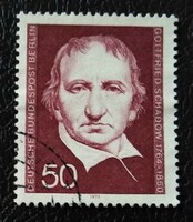 Bb482p / Germany - Berlin 1975 gottfried schadow stamp stamped