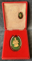 Kiváló Határőr kitüntetés miniatűrrel dobozában