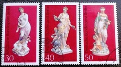 Bb478-80p / Germany - Berlin 1974 porcelains stamp set stamped