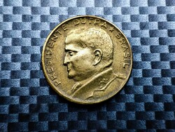 Brazil 50 centavos, 1950 eurico dutra
