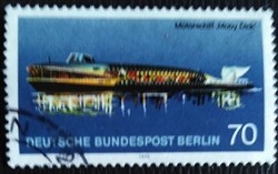 Bb487p / Germany - Berlin 1975 shipping stamp series 70 pf final value stamped