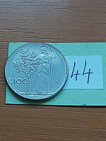 Italy 100 lira 1979, goddess Minerva, stainless steel 44