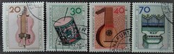 Bb459-62p / Germany - Berlin 1973 public welfare : musical instruments stamp line stamped