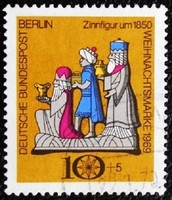 Bb352p / Germany - Berlin 1969 Christmas stamp sealed