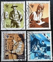 Bb342-5p / Germany - Berlin 1969 Post, Telegraph and Telephone Congress stamp set stamped