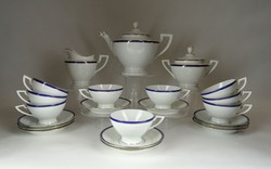 1F518 old schlaggenwald porcelain tea set for 6 people