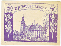 Austrian emergency money 50 heller 1920