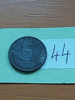 Austria 5 groschen 1957 zinc 44