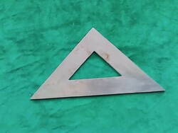 Antique school tool, metal triangle