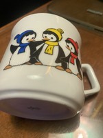 Zsolnay penguin children's mug