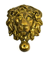 Lion Solid Copper Door Knocker Base (???)