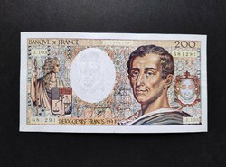France 200 francs / francs 1992, vf+