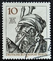 Bb390p / Germany - Berlin 1971 Albrecht Dürer stamp sealed