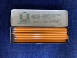 FABER CASTELL fém doboz 12 Új Ceruza !!!