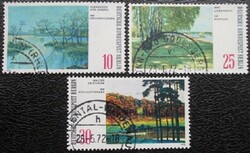 Bb423-5p / Germany - Berlin 1972 paintings : Berlin landscapes stamp line stamped