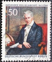 Bb346p / Germany - Berlin 1969 Alexander Humboldt stamp sealed