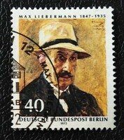 Bb434p / Germany - Berlin 1972 max liebermann stamp stamped