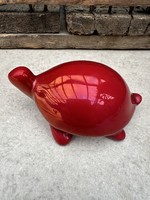 Zsolnay's tortoise-Turkish János with oxblood glaze