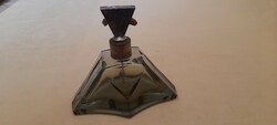 Parfümszóró üveg régi 11x6,5x9cm füstüveg