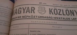 Hungarian gazette 1957. First year bound together