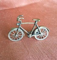 Silver miniature bicycle