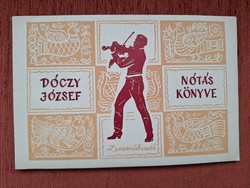 Notation book by József Dóczy 1957. - Sheet music