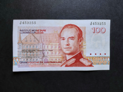 Luxembourg 100 francs / francs / francs 1986, ef+