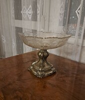 Antique silver baroque aufsatz table offering!