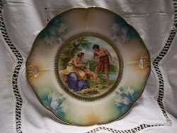 Antique porcelain serving plate