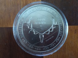 Hunting world exhibition 2000 ft non-ferrous metal coin 2021